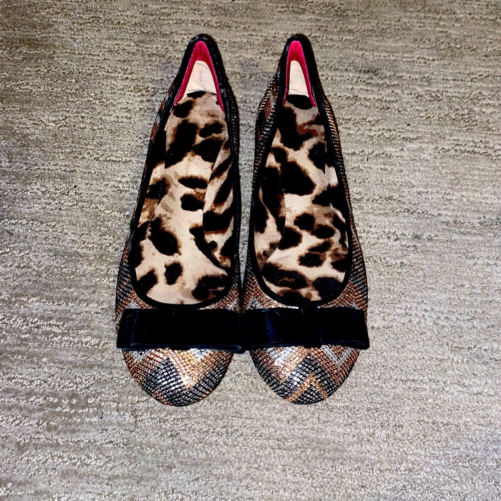 Jessica Simpson’s Flats w/ Cheetah Print & Rhinestones